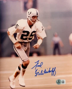 FRED BILETNIKOFF SIGNED AUTOGRAPHED 8x10 PHOTO OAKLAND RAIDERS BECKETT BAS - Picture 1 of 2