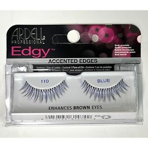 Ardell Lashes False Eyelashes Blue Accented Edges 110 Fake Enhance Brown Eyes