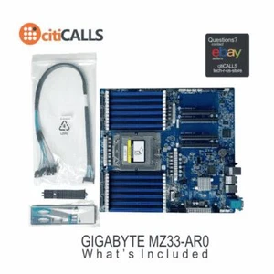 Sistema de placa base Gigabyte MZ33-AR0 en chip LGA6096 Socket SP5 AMD EPYC9004 - Imagen 1 de 7