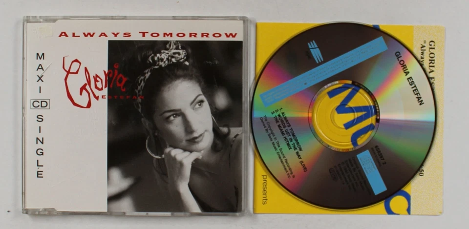 Gloria Estefan Always Tomorrow EU 3-Tack CDSingle 1992 Inc. Hit-Maxi + PR-Insert - Bild 1 von 1