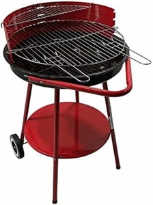 Bricoutlet Barbecue a Carbonella 54,5X67Xh.83,5 Cm - Valencia Rosso (Green) - Foto 1 di 12