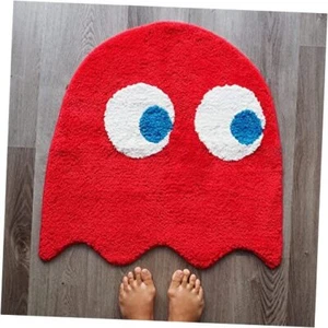 Red Bathroom Rugs Cute Bath Mat Funny Decor Shower Red Rugs Funky Bedroom - Picture 1 of 7