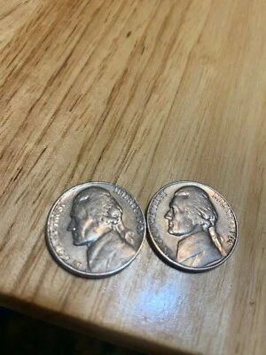 1963 D & 1964 Rare JEFFERSON NICKELS, LOT OF 2 COINS Must See Collector Items - Image 1 of 4