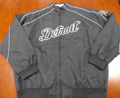 NWOT FANATICS MLB DETROIT TIGERS BLACK JACKET SIZE 2XT - Image 1 of 4