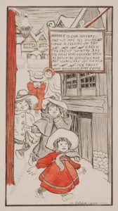 E.Francis "Children's Book Design", drawing, 1900 (1) - Picture 1 of 1