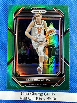 2023 #20 Rebecca Allen WNBA Panini Prizm Basketball Green Prizm Sun - Image 1 of 2