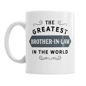 La mejor taza de regalos para cuñado cuñado cumpleaños cuñado para ser - Imagen 1 de 4