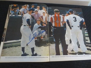 Autógrafo Ted Williams 4 de marzo de 1957 Mickey Mantle Sports Illustrated - Imagen 1 de 6