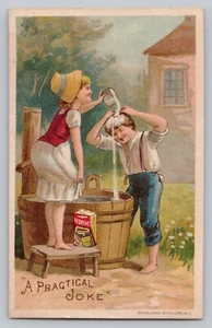 Elfenbein der wunderbare Reiniger, das Leben wird länger dauern viktorianische Sammelkarte - Bild 1 von 2