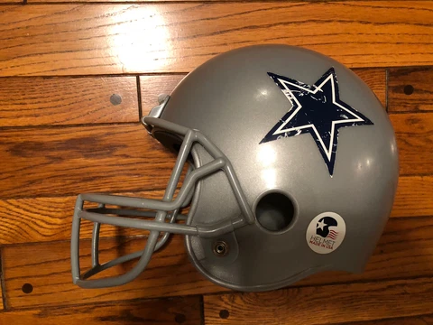 Vtg Dallas Cowboy’s NFL Franklin Youth Kids Replica Helmet, USA Cover