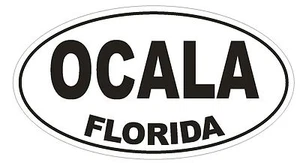 Ocala Florida Oval Stoßstange Aufkleber oder Helm Aufkleber D1332 Euro Oval - Bild 1 von 1