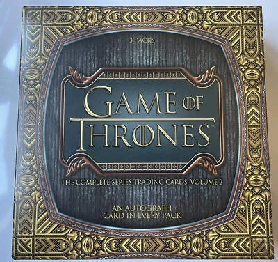 2022 Game Of Thrones The Complete Seriez Volume 2 EMPTY Hobby Trading Card Box - Image 1 of 2