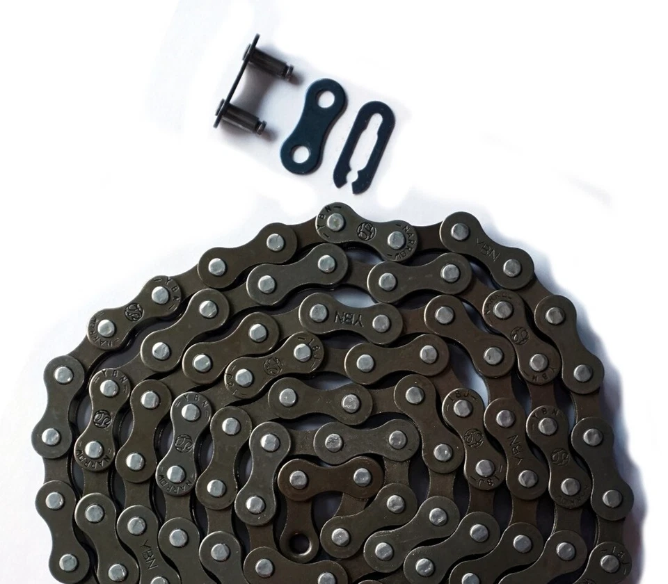CBK-MS Fahrradkette 1/2 x 1/8 Zoll 112 Glieder für Rücktrittbremse oder Nabenschaltung