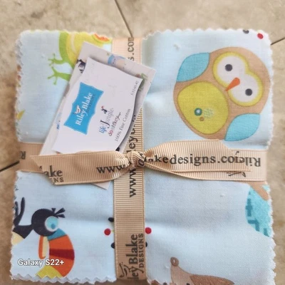 Riley Blake 42 piezas "Life in the Jungle" 5 pulgadas cuadrado encanto paquete tela de algodón Foto 1 de 4