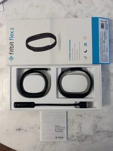 Fitbit Flex 2 Fitness Activity Tracker Black Small and Large - Picture 1 of 9
