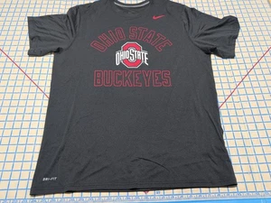 NCAA NIKE DRI-FIT OHIO STATE BUCKEYES FOOTBALL MEN'S XL Athletic Fit ~12 - Picture 1 of 10