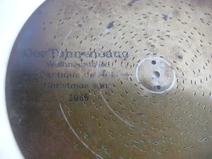 Der Tannenbaum Troubador placa de chapa 30 cm caja de música christmas box disc 11 3/4" - Imagen 1 de 4