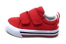 Tommy Hilfiger Big Boys Herritage ALT Hook Loop Strap Red Sneakers Size 5 M US