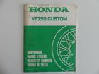 Honda VF 750 Custom 1984 Zusatz Werkstatthandbuch Reparaturanleitung Handbuch CE