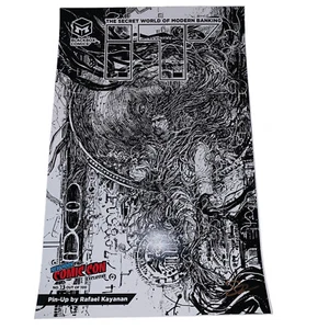 NYCC Exclusive Pin-Up by Rafael Kayanan Signed 73/100 IT The Secret World of Mod - Picture 1 of 3