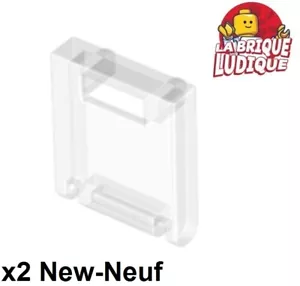 Lego 2x Container coffre box porte door 2x2x2 trans clear 4346 NEUF - Imagen 1 de 1