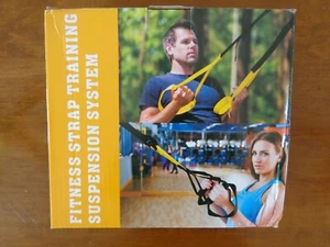 Fitnessgurt Trainingsaufhängungssystem, schwarz, neu, mit Netztasche - Bild 1 von 6