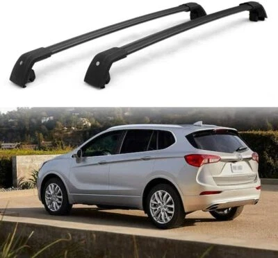 2Pcs Roof Rail Rack Carrier Cross Bar Crossbar Fit for Buick Envision 2016-2020 - Image 1 of 4