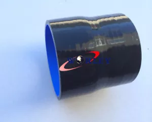New 2 to 2.5 inch Straight Silicone Hose Reducer 51-63mm Coulper pipe Black - Picture 1 of 4