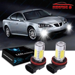 2X H8 H11 Blanco Brillante COB LED Bombilla Antiniebla Para Pontiac Grand Prix 2004-2008 - Imagen 1 de 12