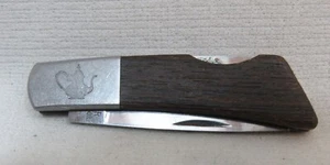 Gerber Silver Knight Sakai Japan Pocket Knife W/ Impression on Handle - Picture 1 of 6