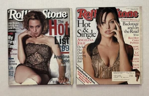 Rolling Stone Magazines ANGELINA JOLIE, issue 819 & 928 A List actor 1999 2003 - Picture 1 of 7