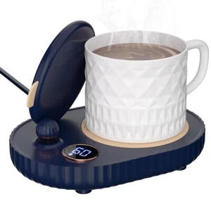 Electric Coffee Tea Milk Mug Cup Warmer Heater Mat Pad Auto Shut Off Hand Warmer - Picture 1 of 14