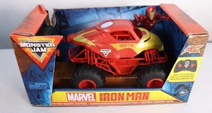 Monster Jam Marvel Iron Man RC Monster Truck New Box Damage - Picture 1 of 3