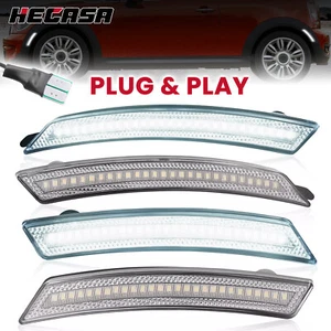 Front Rear LED Side Marker Lights Clear For Mini Cooper R55 R56 R57 R58 R59 4PCS - Picture 1 of 20