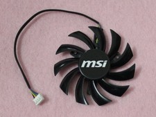 75mm MSI GTX 460 560 570 580 R6870 6950 Fan Replacement 4Pin PLD08010S12HH R83.a