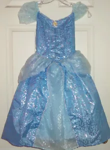 Disney Cenicienta Disfraz Vestido Elegante Halloween Parques Temáticos NUEVO - Imagen 1 de 7