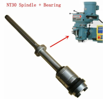 CNC Milling Machine NT30 Shaft Spindle+6207 Bearing Vertical Mill For Bridgeport - Image 1 of 4