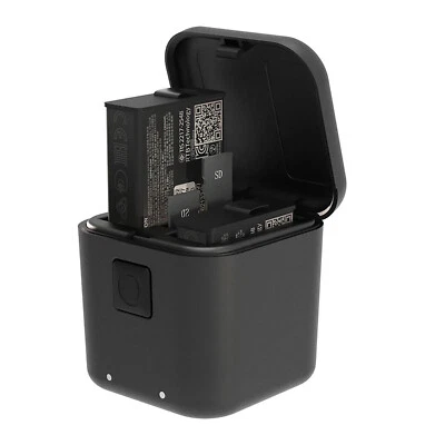 Caja de estación de carga de batería indicador LED de 2 canales para GoPro Hero 13 Foto 1 de 4