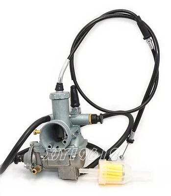 Carburetor & Throttle Cable For Suzuki Quadrunner 125 185 LT125 LT185 ALT125 - Image 1 of 3