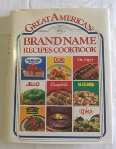 Geat American Brand Name Recipes Cookbook Hardcover 1989 - Picture 1 of 8