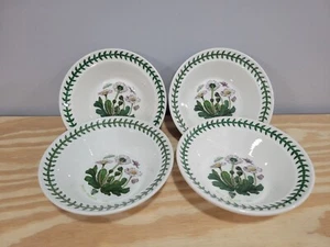 Portmeirion Botanic Garden Daisy 6" Cereal/Oatmeal Bowls - Set of 4 - Picture 1 of 5