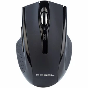 PEARL Optische Funkmaus mit blauer LED, 1.600 dpi, 2,4 GHz, USB-Nano-Dongle - Bild 1 von 6