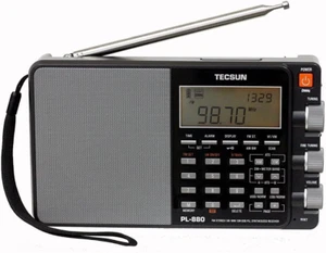 Tecsun PL880 Portable Digital PLL Dual Conversion AM/FM Longwave Shortwave Radio - Picture 1 of 12