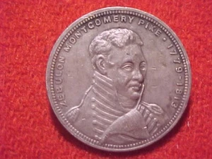 1906 PIKE's PEAK CENTENNIAL SOUTHWEST EXPEDITION GEDENKMEDAILLE - Bild 1 von 5