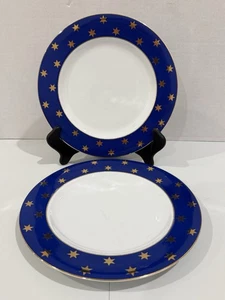 American Atelier PARTY TIME COBALTO piatti 10,5” #6802 - set di 2 - Foto 1 di 9