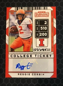 2020 Panini Contenders Draft Picks #278 - Reggie Corbin - College Ticket Auto - Picture 1 of 2