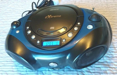 Reproductor de CD Memorex 2xtreme Sport MP3851SP Radio Am/fm Bass Boost Boombox probado  Foto 1 de 4