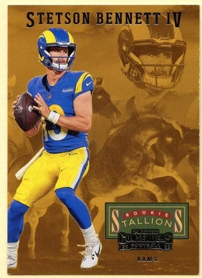 2023 Contenders Football Stetson Bennett IV Rookie Stallions insert card #4 RC - Image 1 of 2