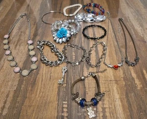 Lote de joyas vintage mezcla tono plata leer descripción - Imagen 1 de 12