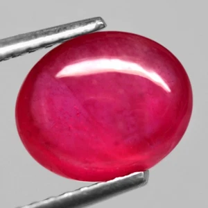 2.2Ct. Natural Gemstone Ruby Pinkish Red Oval Cabochon Mozambique Ravishing - Picture 1 of 7